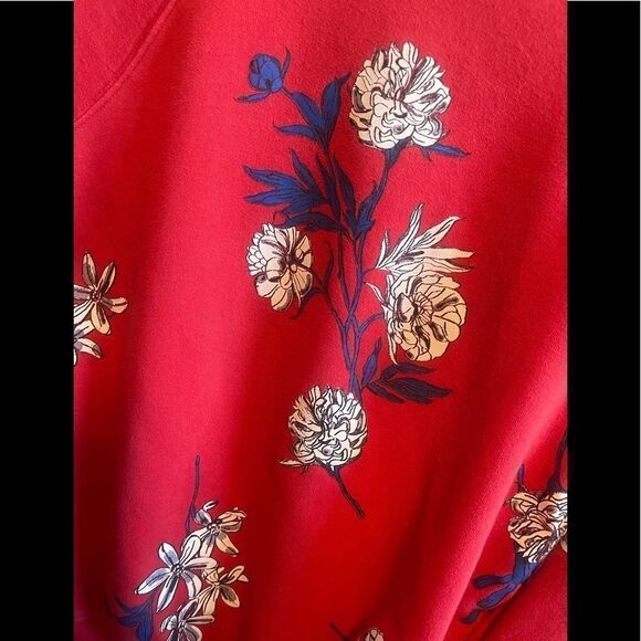 Abercrombie & Fitch floral sweatshirt sz S - Picture 4 of 5